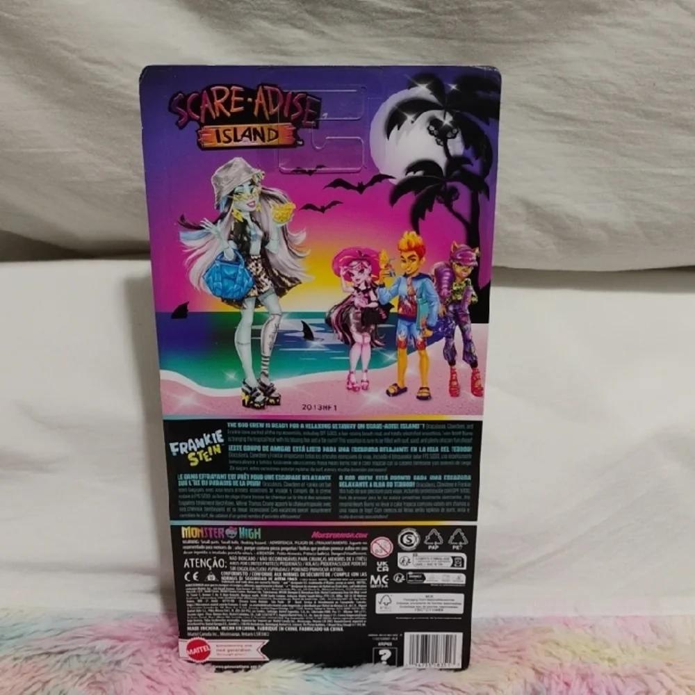 (#13) New Monster High Frankie Stein Doll Box Has Wear Never Removed